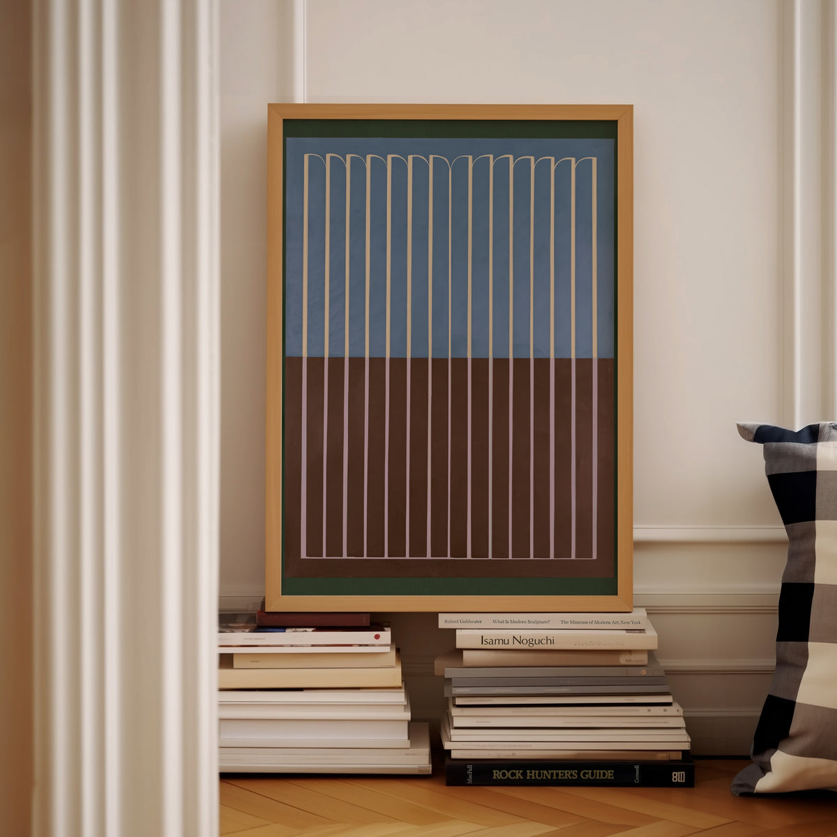 Meridian No. 16 Geometric Abstract Art Print