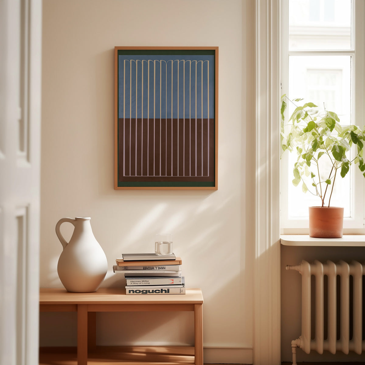 Meridian No. 16 Geometric Abstract Art Print