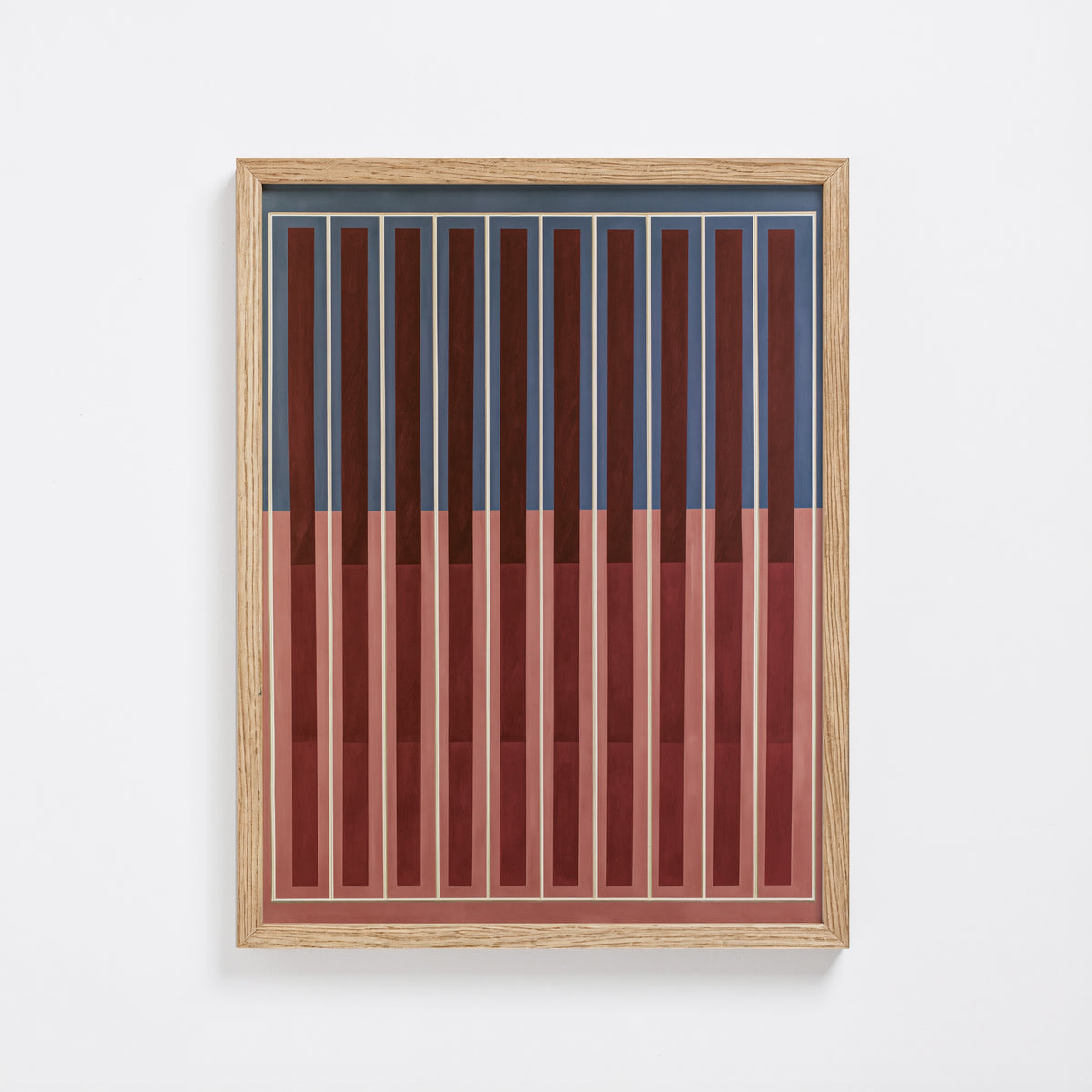 Meridian No. 17 Geometric Abstract Art Print
