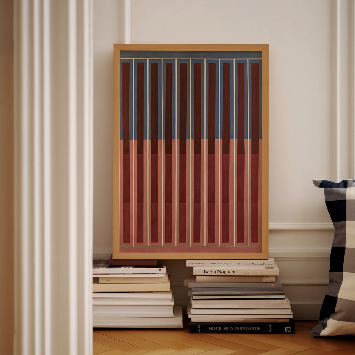 Meridian No. 17 Geometric Abstract Art Print