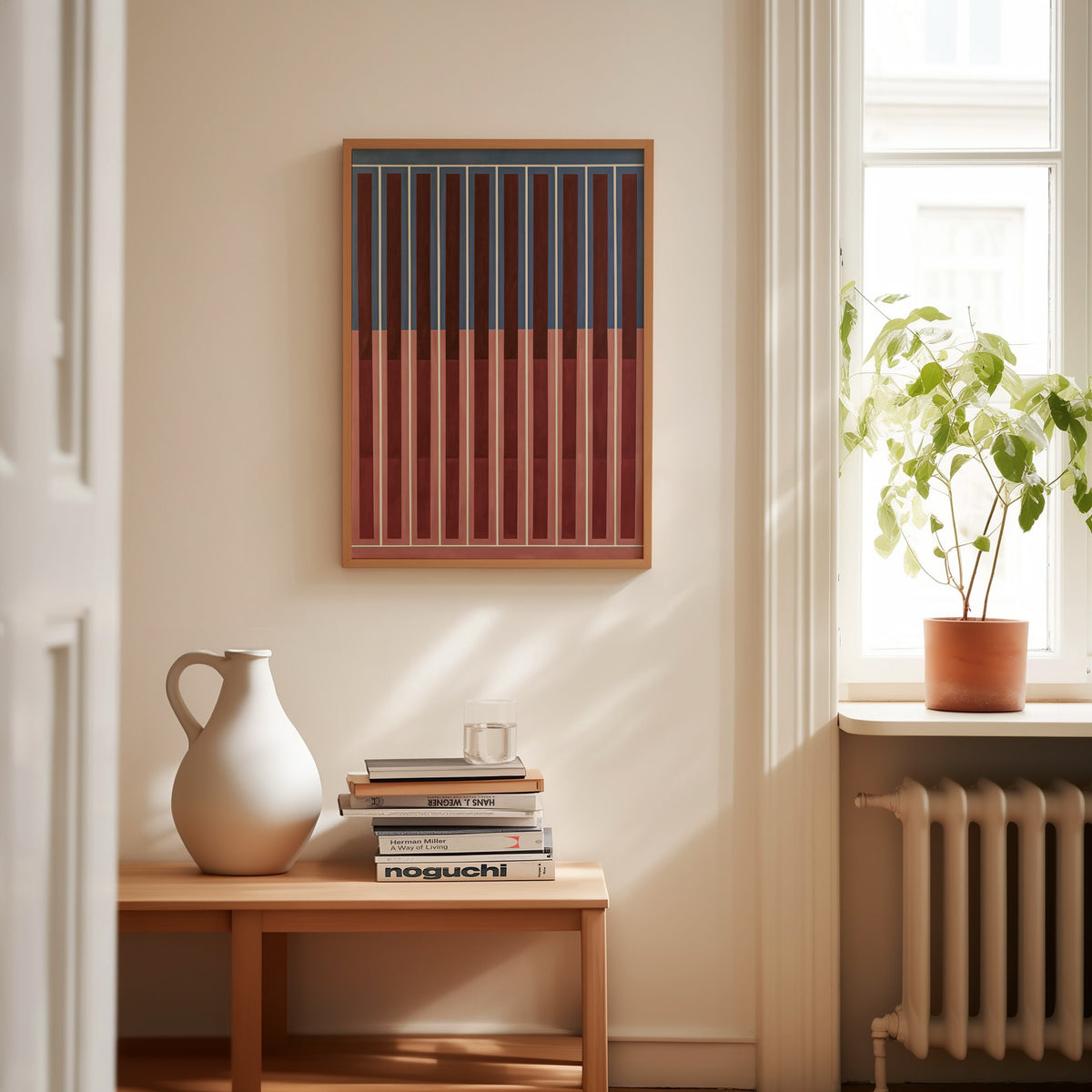 Meridian No. 17 Geometric Abstract Art Print