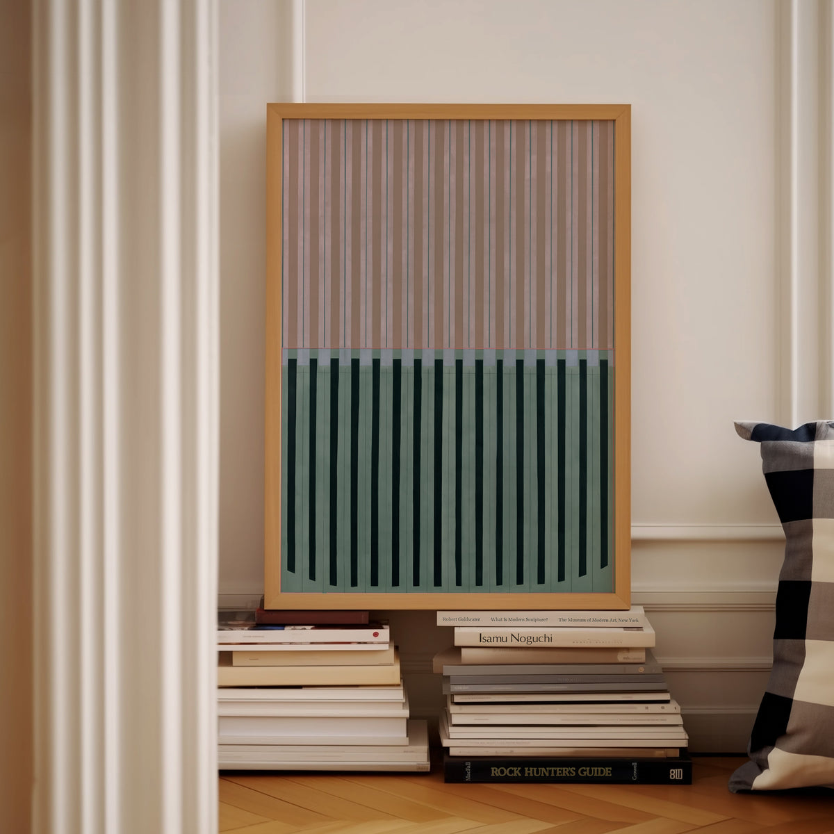 Meridian No. 18 Geometric Abstract Art Print