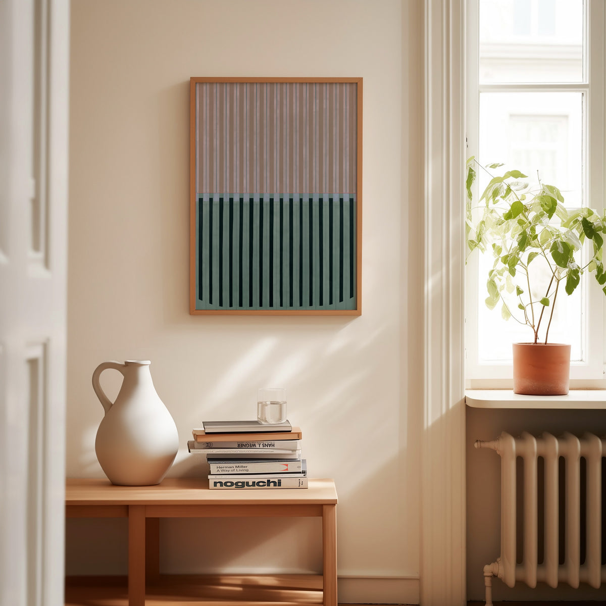 Meridian No. 18 Geometric Abstract Art Print