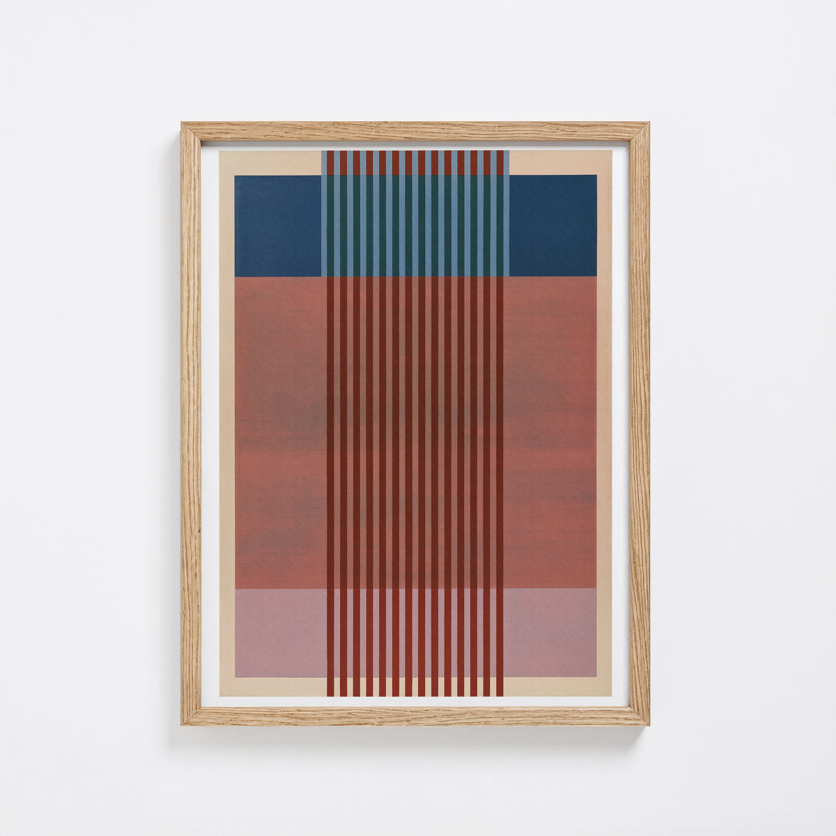 Meridian No. 19 Geometric Abstract Art Print