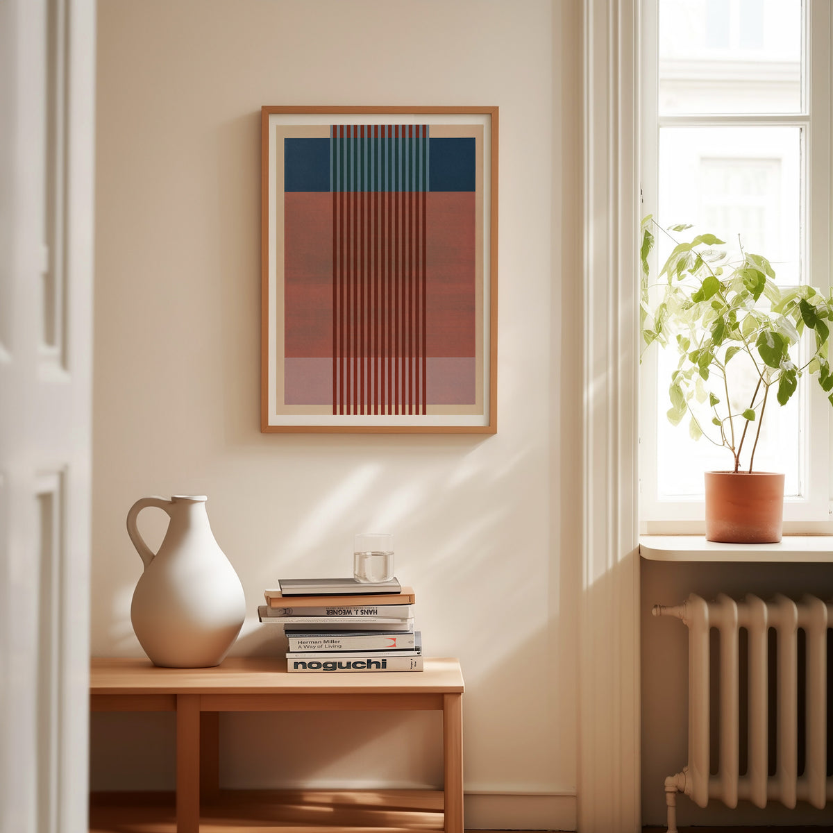 Meridian No. 19 Geometric Abstract Art Print