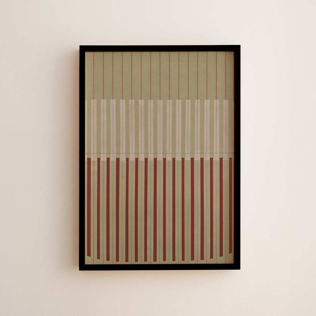 Meridian No. 01 Geometric Abstract Print