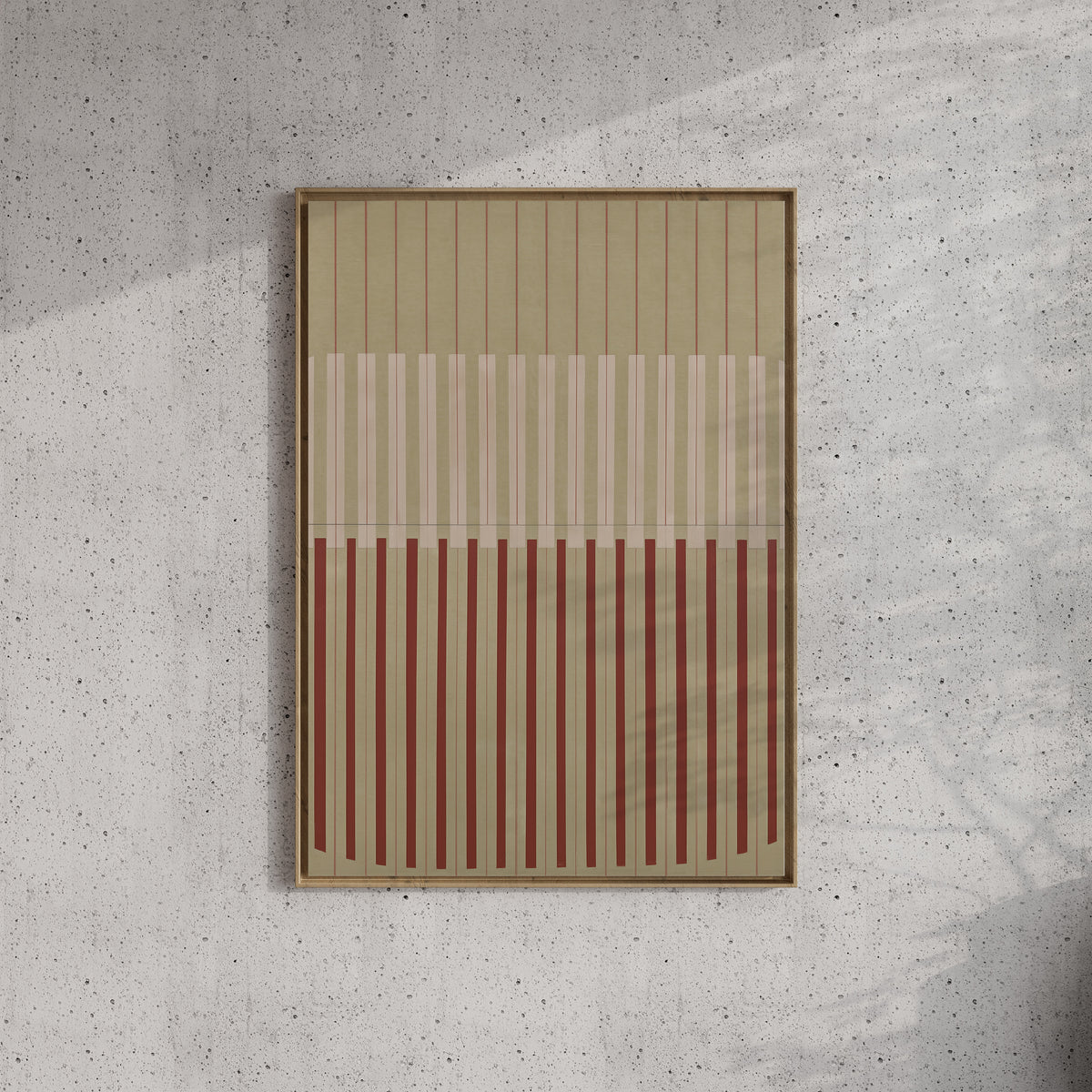 Meridian No. 01 Geometric Abstract Print