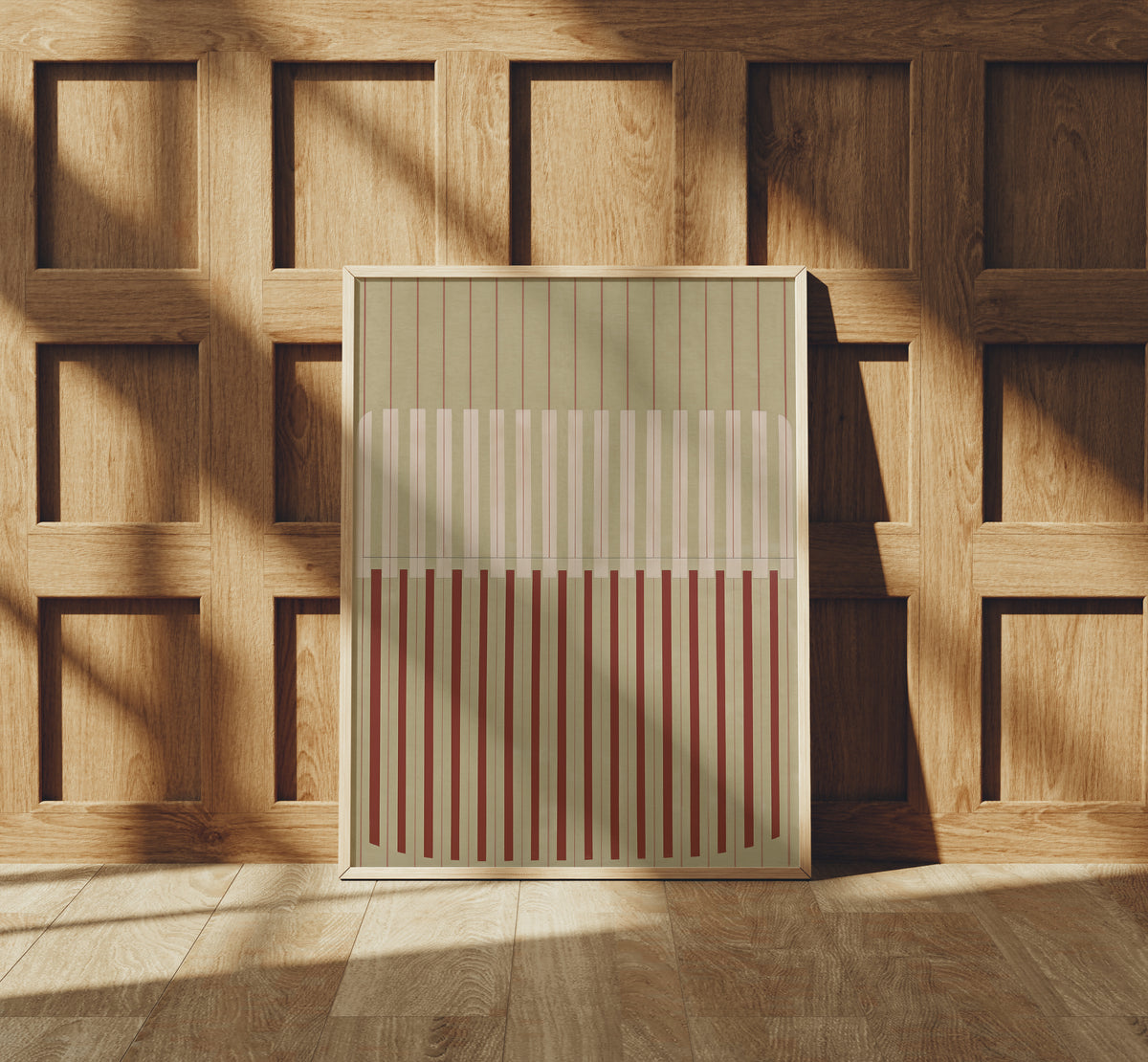Meridian No. 01 Geometric Abstract Print