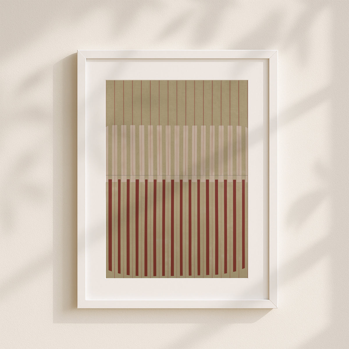 Meridian No. 01 Geometric Abstract Print