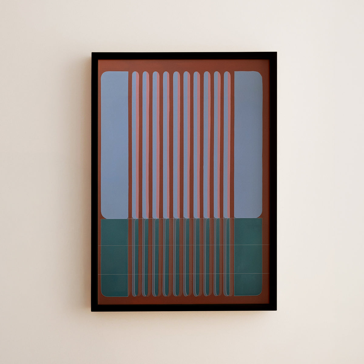 Meridian No. 02 Geometric Abstract Print