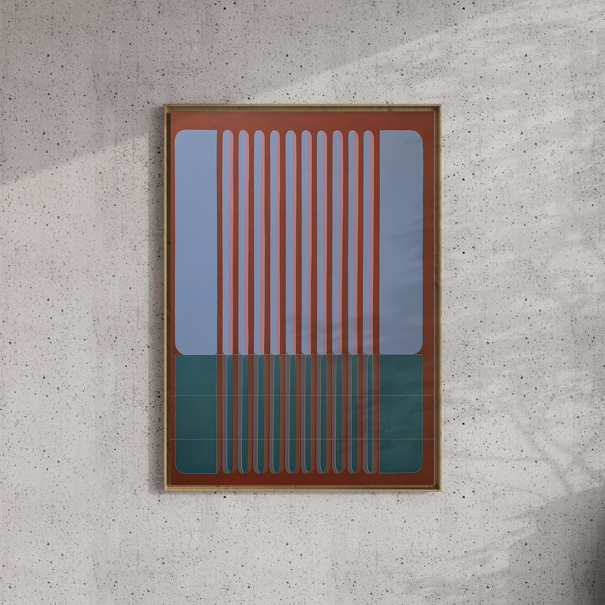 Meridian No. 02 Geometric Abstract Print