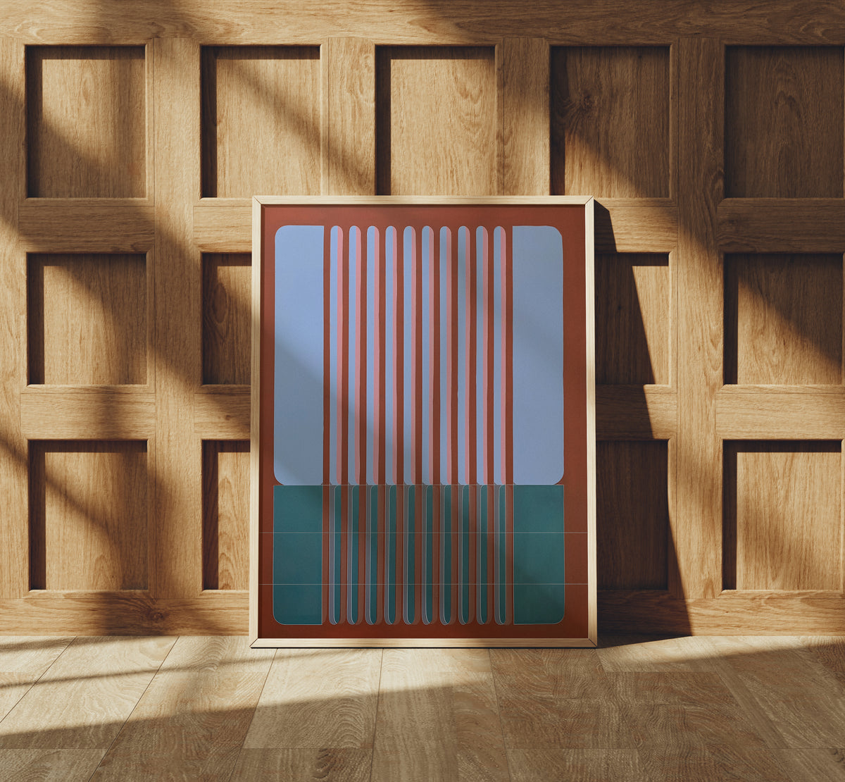 Meridian No. 02 Geometric Abstract Print