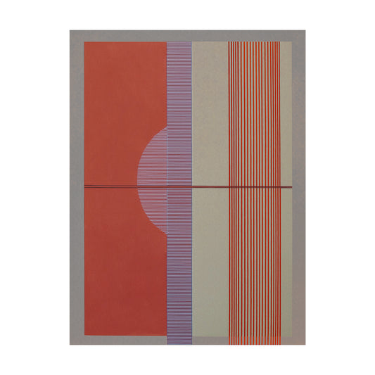 Meridian No. 04 Geometric Abstract Art Print