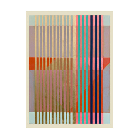 Meridian No. 05 Geometric Abstract Art Print