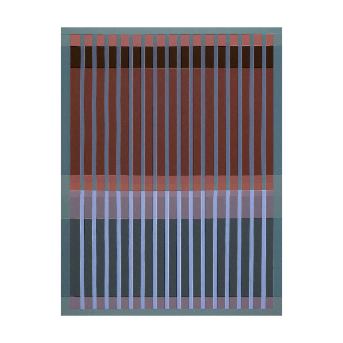 Meridian No. 10 Geometric Abstract Art Print