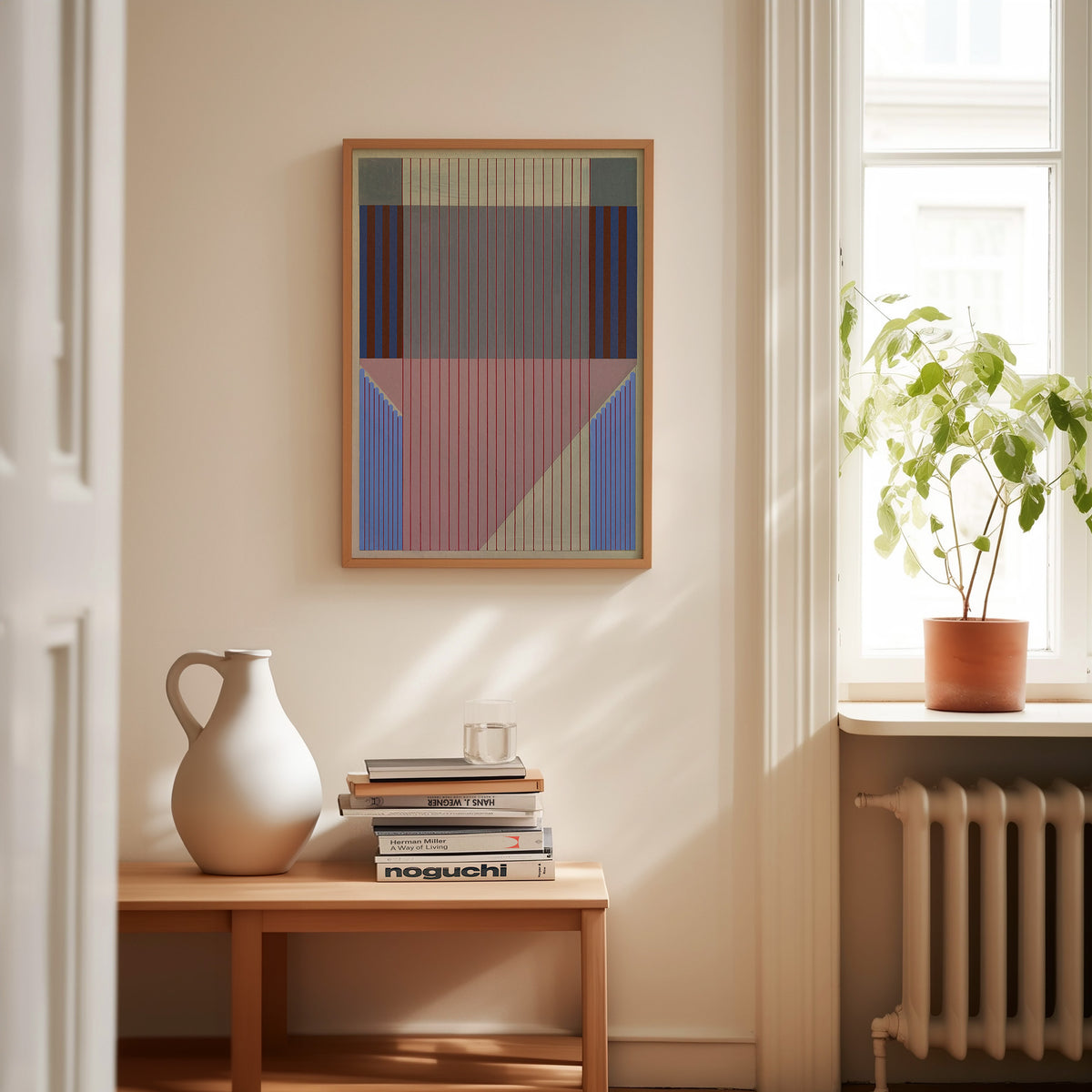 Meridian No. 11 Geometric Abstract Art Print