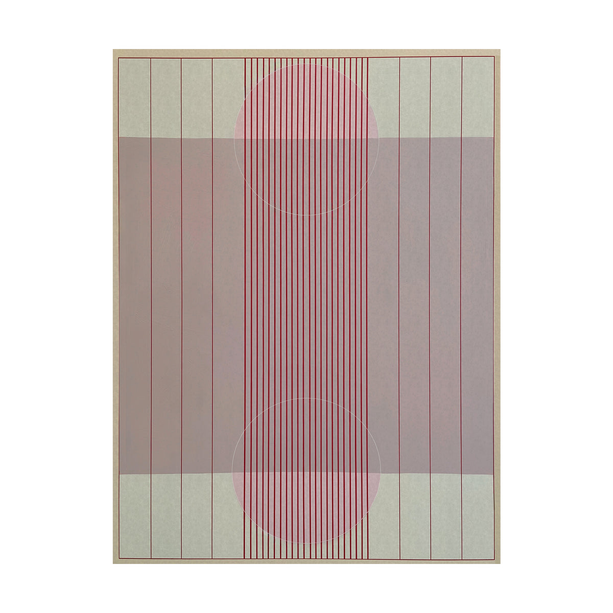 Meridian No. 12 Geometric Abstract Art Print