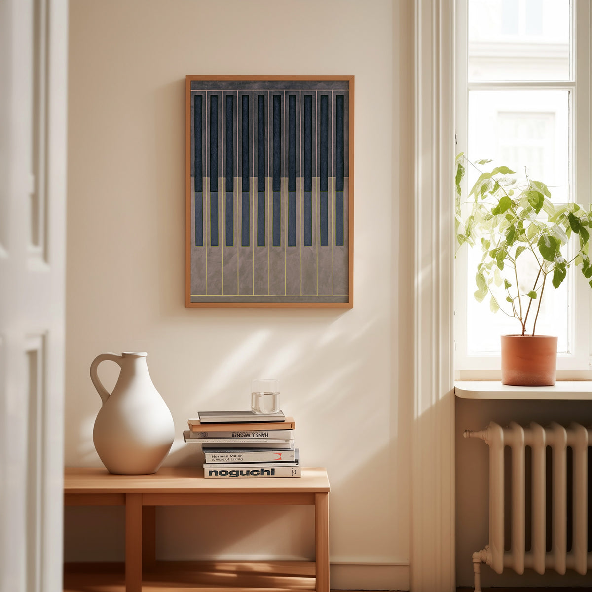 Meridian No. 13 Geometric Abstract Art Print