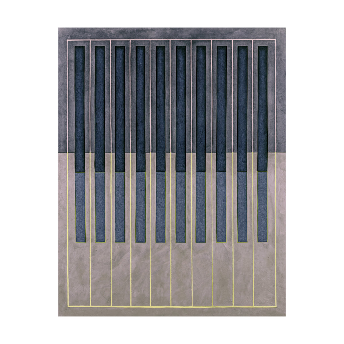 Meridian No. 13 Geometric Abstract Art Print