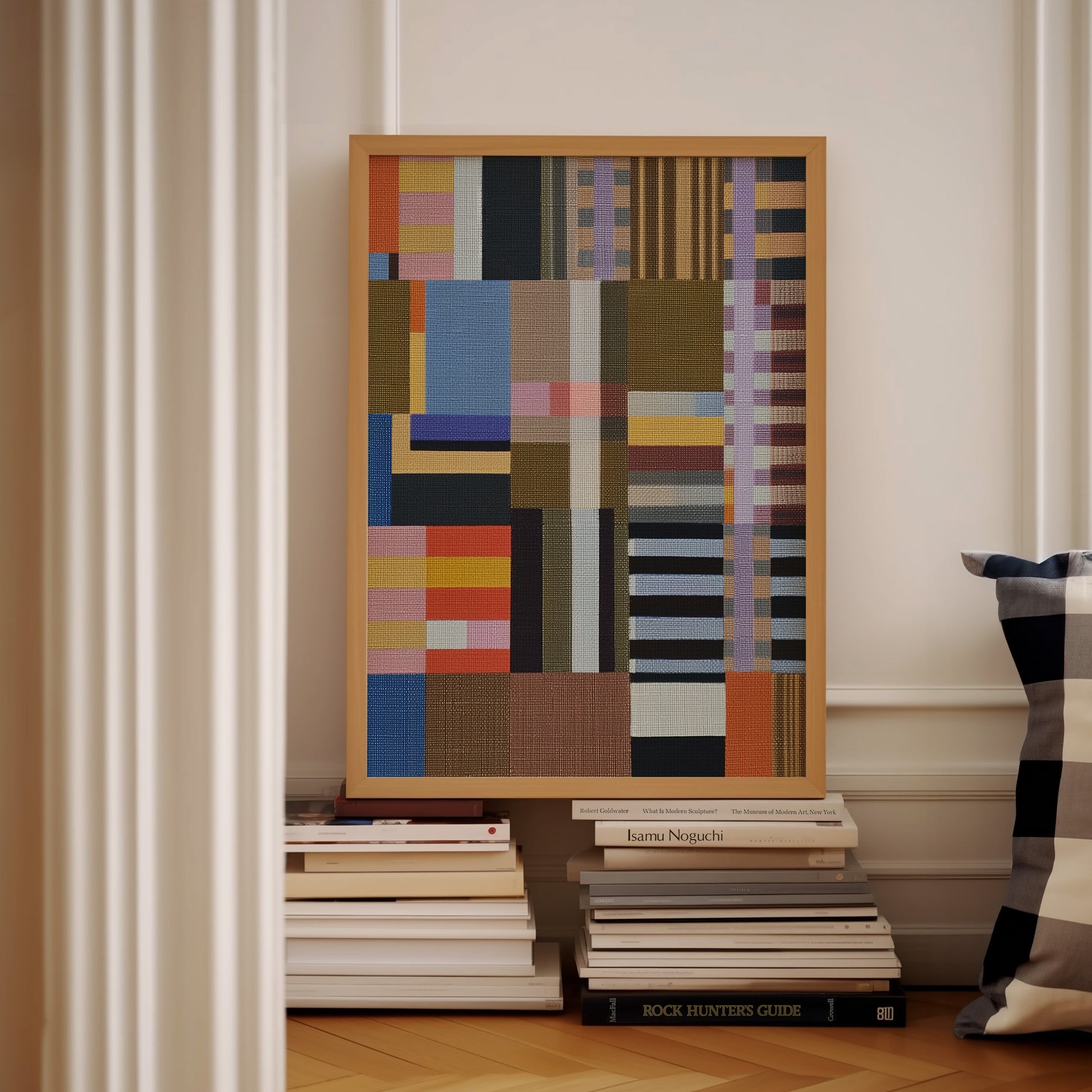 Woven Perspectives No. 02 — Geometric Abstract Art Print