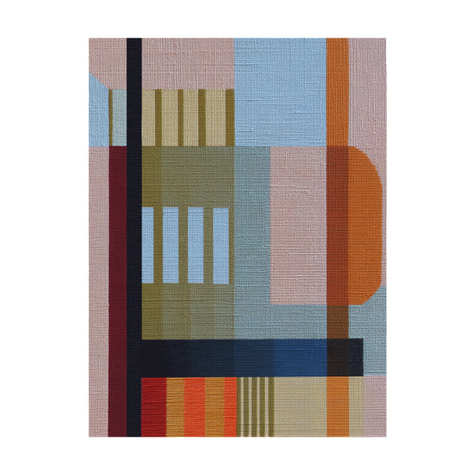 Woven Perspectives No. 01 — Geometric Abstract Art Print