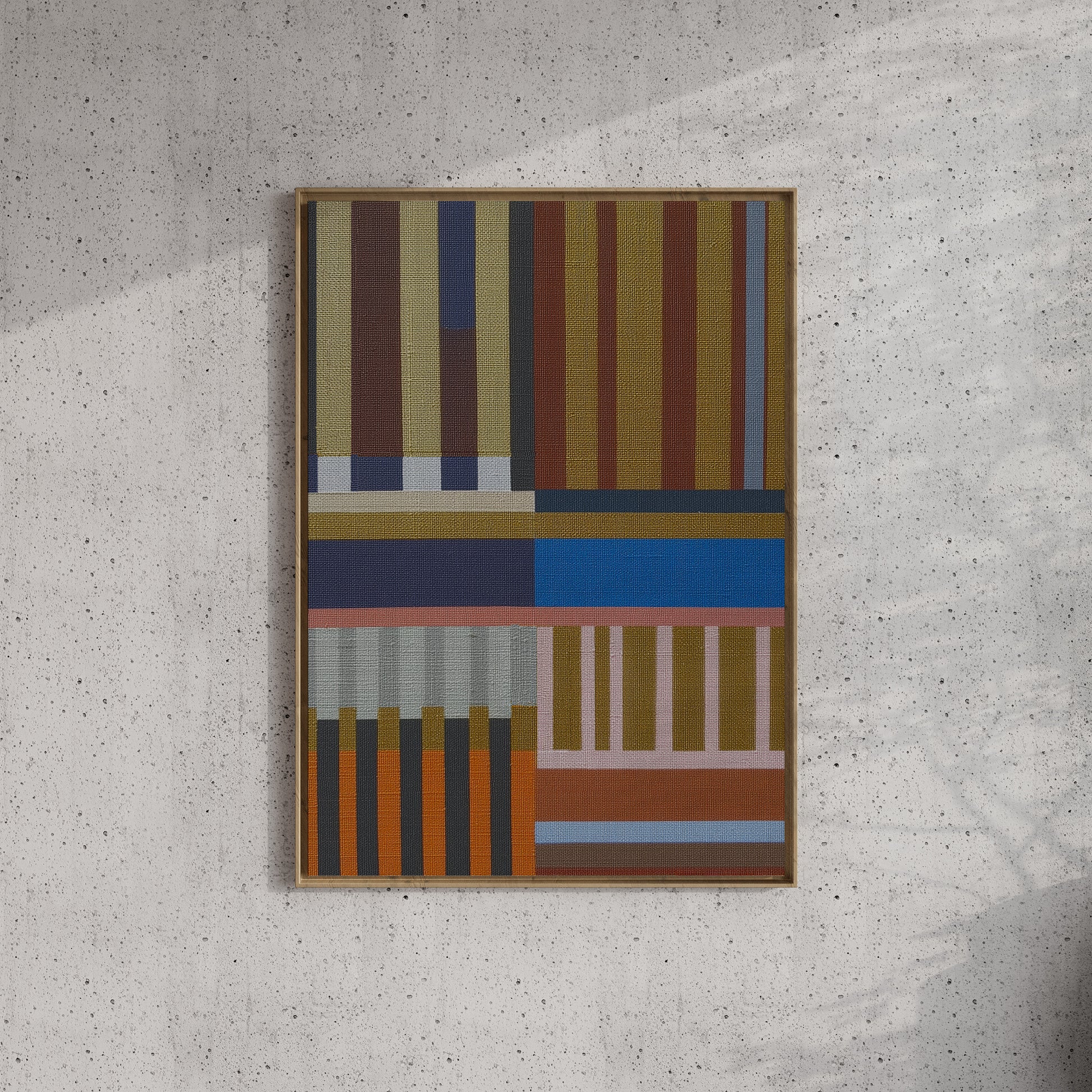 Woven Perspectives No. 03 — Geometric Abstract Art Print