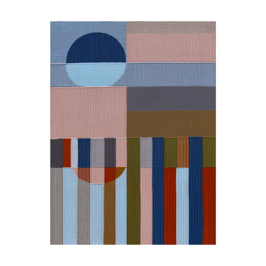 Woven Perspectives No. 06 — Geometric Abstract Art Print